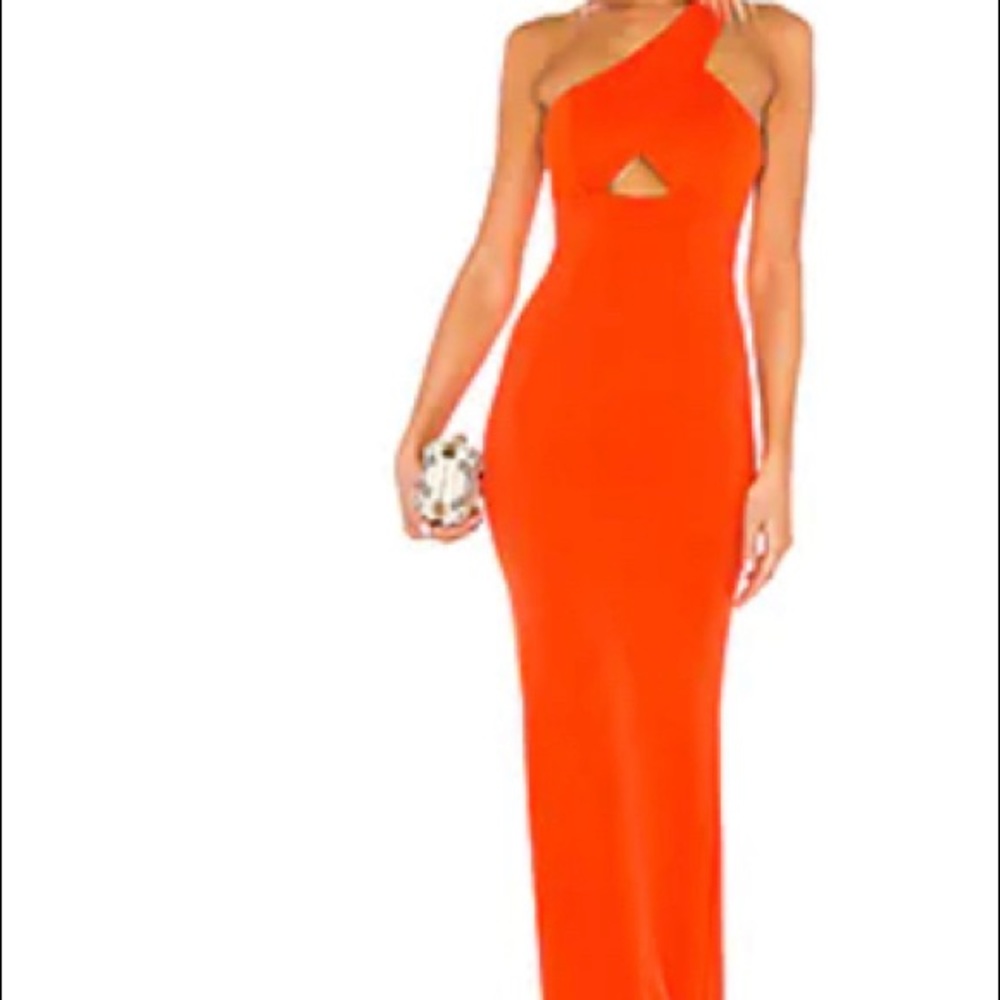Scorpio Season Persimmon Gown